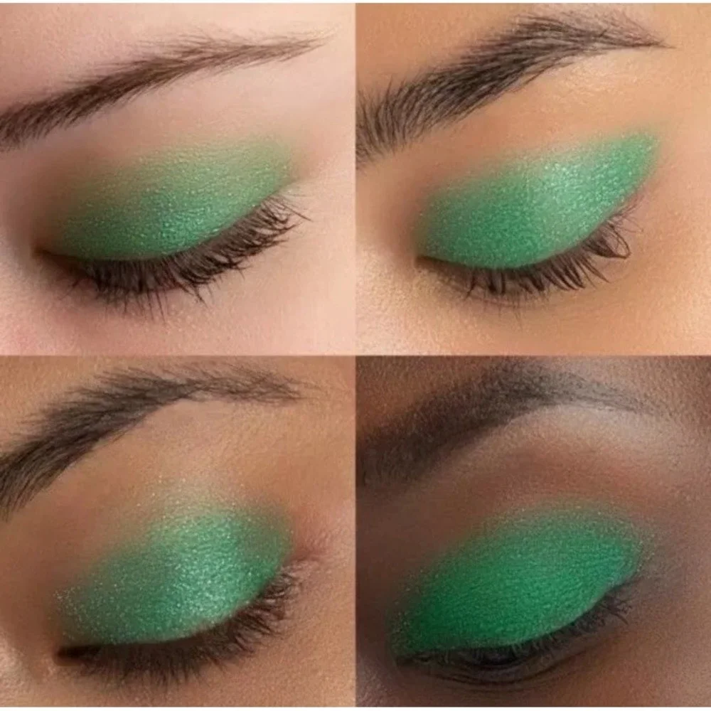 New Palm Glitter ShadowSense Rich Emerald Green eyeshadow with Silver glitter‎